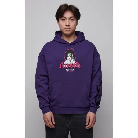 Naruto Shippuden sweater à capuche Graphic Purple (M) | 8718526548921