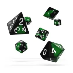 Oakie Doakie Dice dés RPG-Set Glow in the Dark - Biohazard (7)