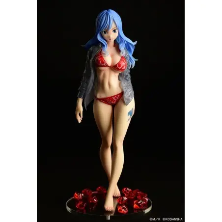 Fairy Tail statuette 1/6 Jubia Lokser Gravure_Stylesee-through wet shirt Red Bikini!! 25 cm | 4560321854646