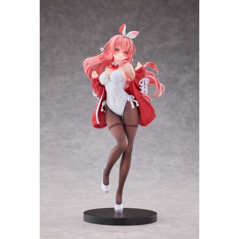 Original Character statuette PVC 1/7 White Rabbit Illustrated by Rosuuri Deluxe Version 24 cm | 4589565816821