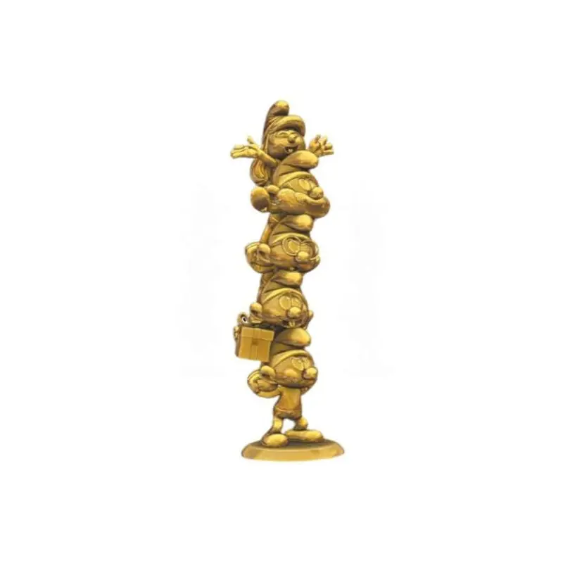 Les Schtroumpfs statuette  Smurfs Column Gold Limited Edition 50 cm | 3521320001975
