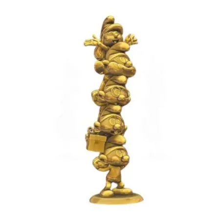 Les Schtroumpfs statuette  Smurfs Column Gold Limited Edition 50 cm | 3521320001975