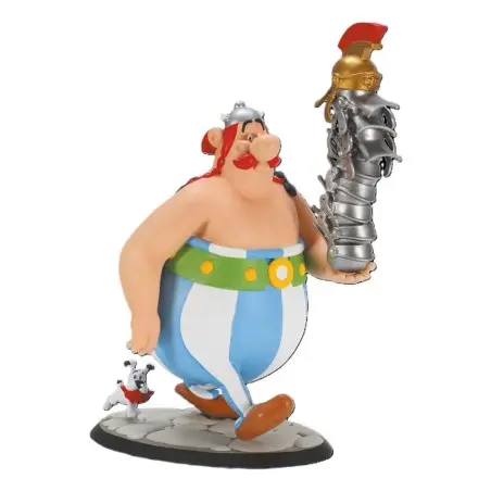 Asterix statuette Obelix Stack of Helmets and Idéfix 21 cm | 3521320400990