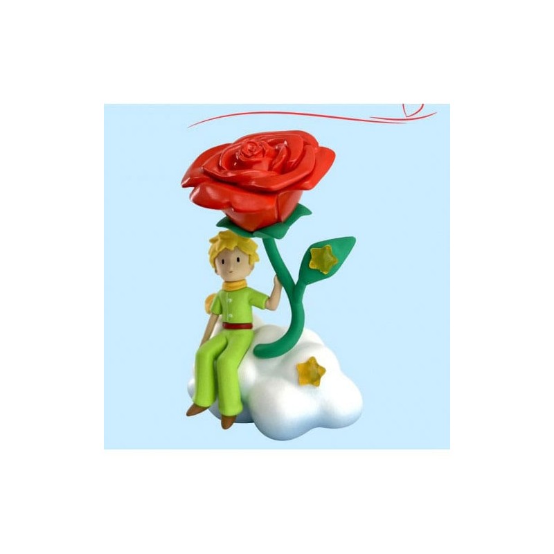Le Petit Prince figurine sous la rose 9 cm