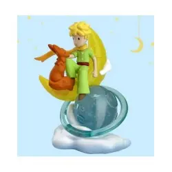 Le Petit Prince figurine Le Petit Prince et le renard sur la lune 8 cm | 3521320404547