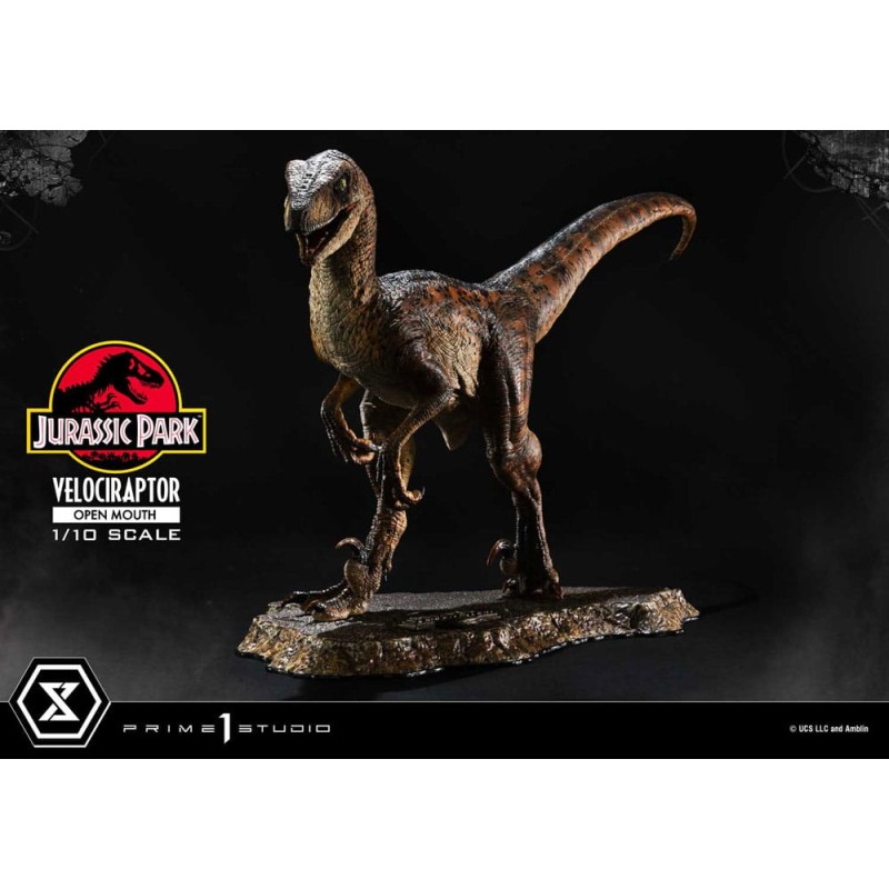 Jurassic Park statuette Prime Collectibles 1/10 Velociraptor Open Mouth 19 cm | 4580708049328