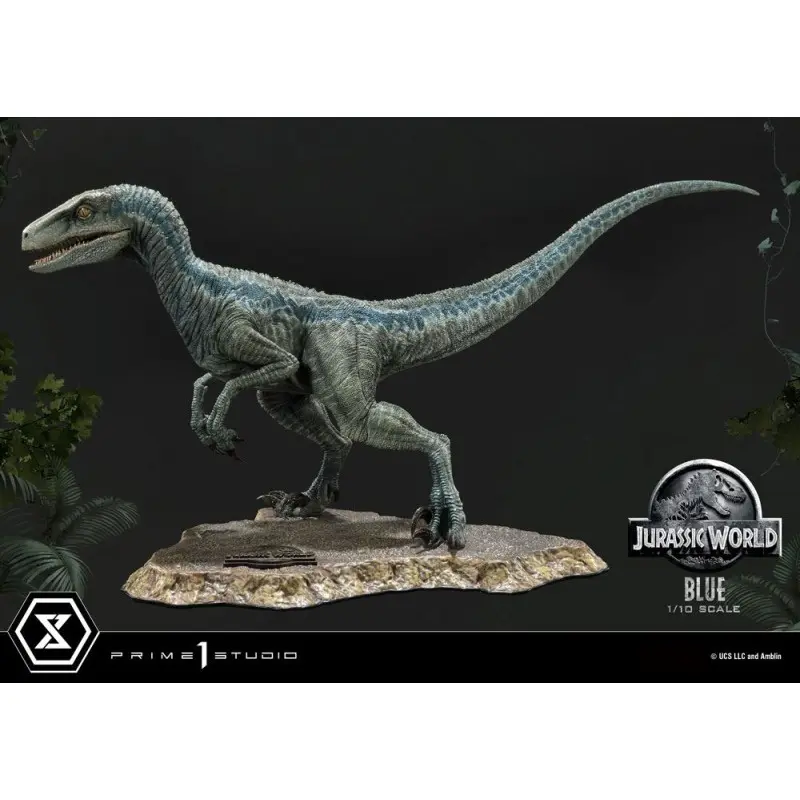 Jurassic World: Fallen Kingdom statuette Prime Collectibles 1/10 Blue (Open Mouth Version) 17 cm | 4580708032269
