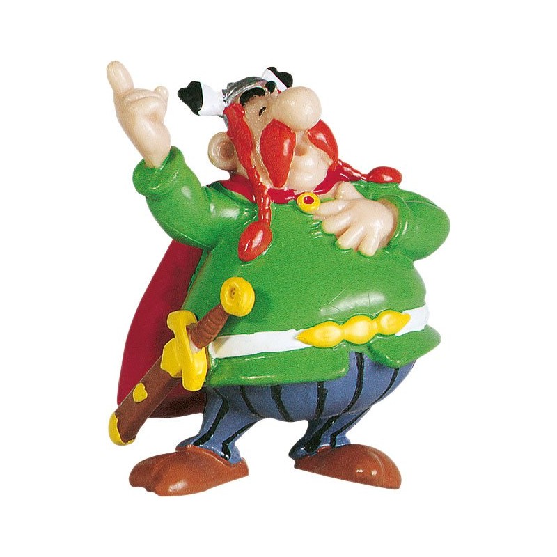 Astérix figurine Abraracourcix le chef 6 cm