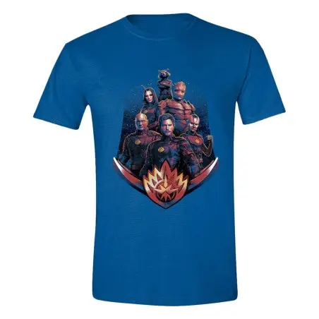 Marvel T-Shirt Guardians Of The Galaxy Vol. 3 Distressed Group Pose (S) | 5059934934290