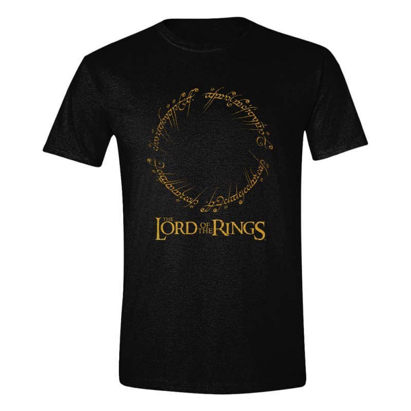 Le Seigneur des Anneaux T-Shirt Logo Inscription (M)