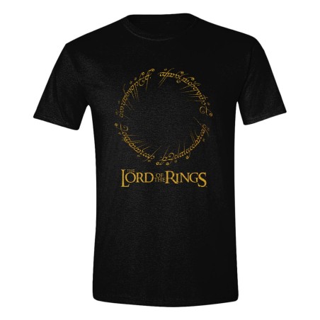 Le Seigneur des Anneaux T-Shirt Logo Inscription (M)