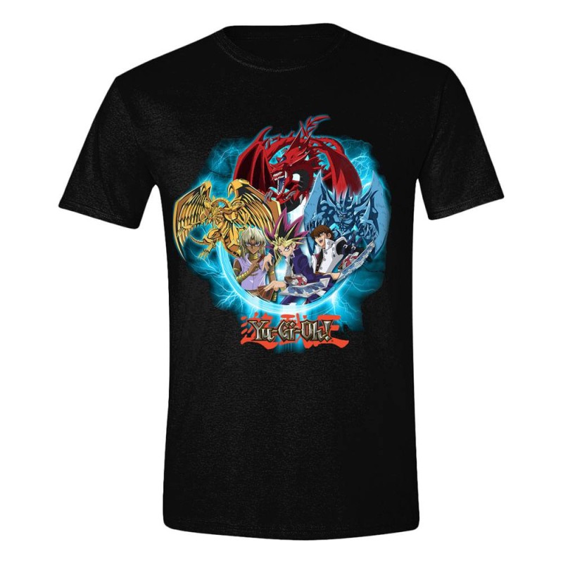 Yu-Gi-Oh! T-Shirt Group Shot Blue Vortex (S) | 5056567106308