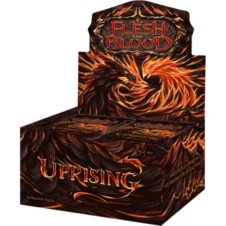 JCC/TCG: Flesh & Blood
Product: Uprising Booster Display (24 pakjes) - EN
Uitgever: Legend Story Studios
Engelse versie