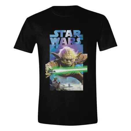 Star Wars T-Shirt Yoda Poster (M) | 5063376512329