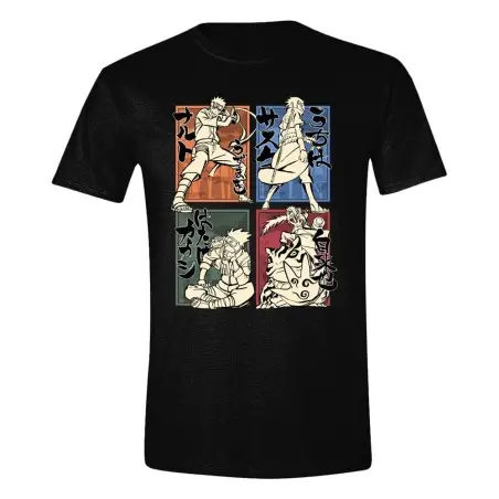 Naruto T-Shirt Character Sketches (L) | 8435073799278