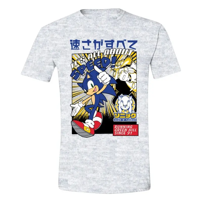 Sonic - The Hedgehog T-Shirt Sonic Comic (L) | 8435073702568