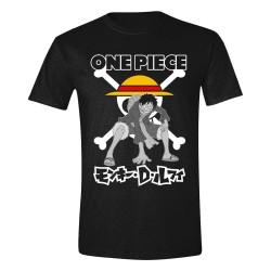 One Piece T-Shirt Luffy Skull  (L)