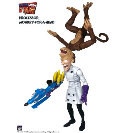 Earthworm Jim figurine Wave 1: Professor Monkey-For-A-Head 28 cm