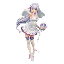 Re:ZERO -Starting Life in Another World- statuette PVC 1/7 Emilia Wedding Ver. 25 cm