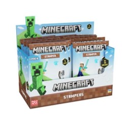 Minecraft assortiment tampon 6 cm (24)