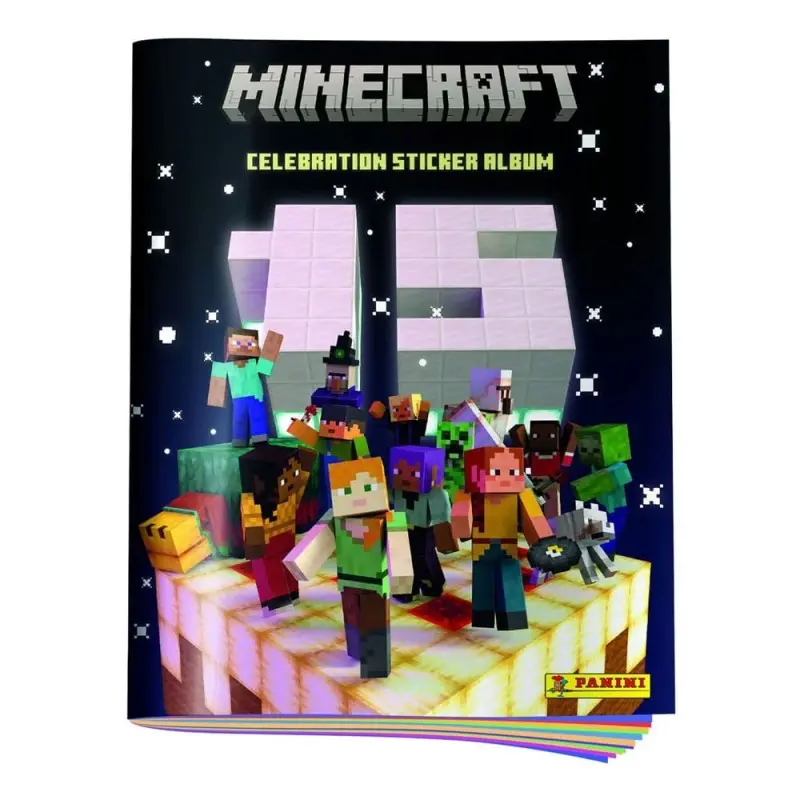 Minecraft Sticker Collection album pour stickers 15th Anniversary Celebration *ALLEMAND* | 4143719403994