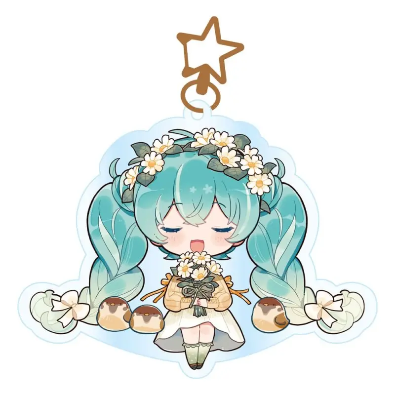 Hatsune Miku porte-clés acrylique Kawaii Autumn Time  | 6430063312835