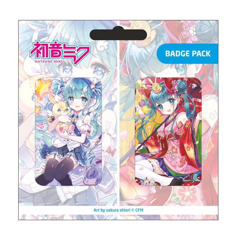 Hatsune Miku pack 2 pin's Set B