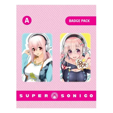 Super Sonico pack 2 pin's Set A | 6430063311371