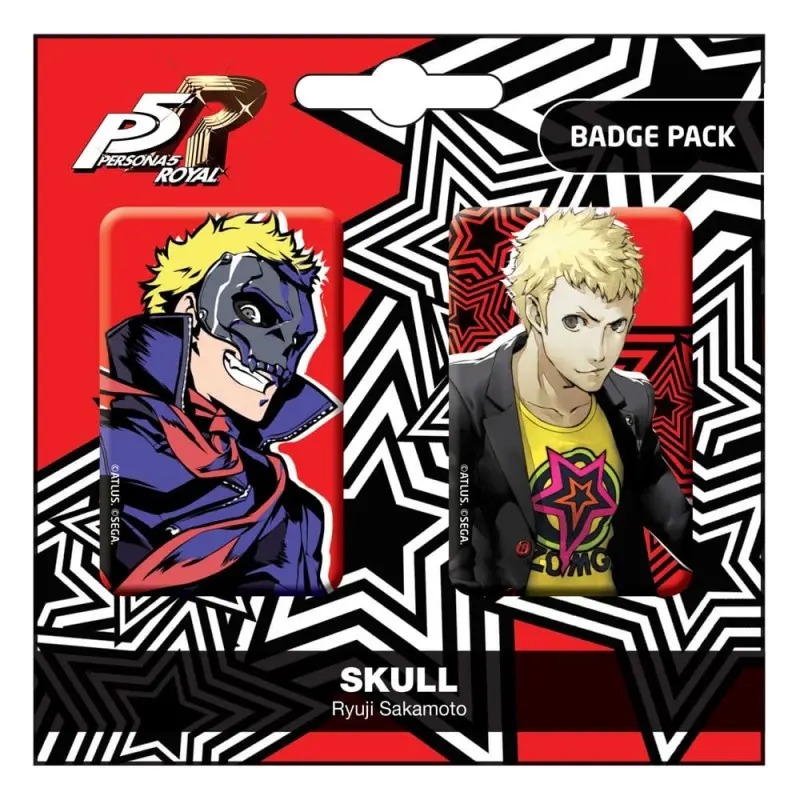 Persona 5 Royal pack 2 pin's Skull / Ryui Sakamoto | 6430063311944