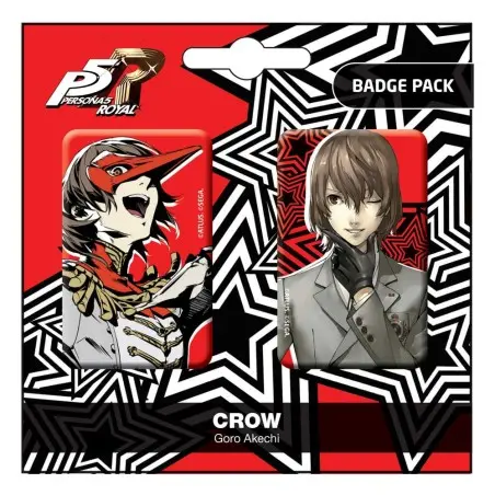 Persona 5 Royal pack 2 pin's Crow / Goro Akechi | 6430063311968