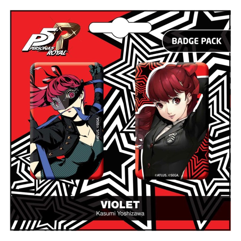 Persona 5 Royal pack 2 pin's Violet / Kasumi Yoshizawa 