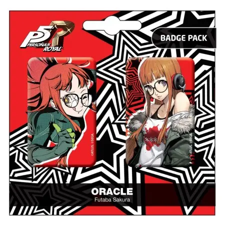 Persona 5 Royal pack 2 pin's Oracle / Futaba Sakura | 6430063311364