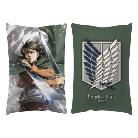 Attack on Titan oreiller Levi Attack 50 x 35 cm | 6430063311128