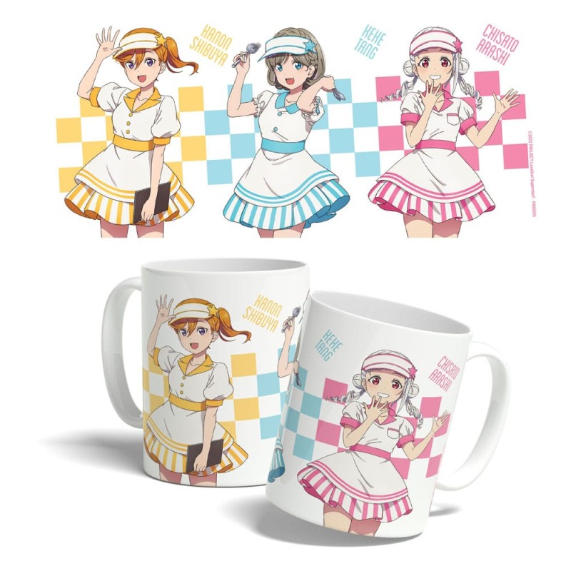 Love Live! Superstar!! mug American Diner Kanon, Keke, Chisato 325 ml | 6430063311548