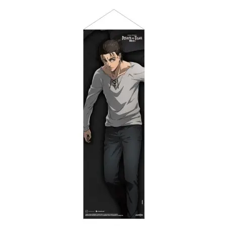 Attack on Titan wallscroll Slim Eren Jaegers 30 x 90 cm | 6430063312316