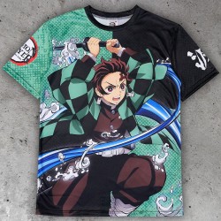 Demon Slayer: Kimetsu no Yaiba T-Shirt Tanjiro Kamado  (L)