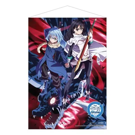 That Time I Got Reincarnated as a Slime wallscroll Rimuru, Shizue and Veldora The Storm Dragon 50 x 70 cm | 6430063312859