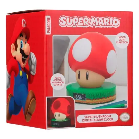 Super Mario réveil lumineux Super Mushroom | 5055964792503