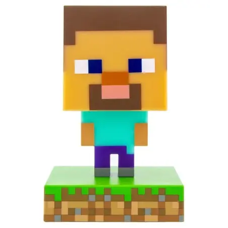 Minecraft veilleuse 3D Icon Steve | 5055964742287