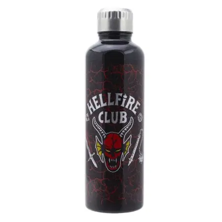 Stranger Things: Hellfire Club Metal Water Bottle | 5055964791216