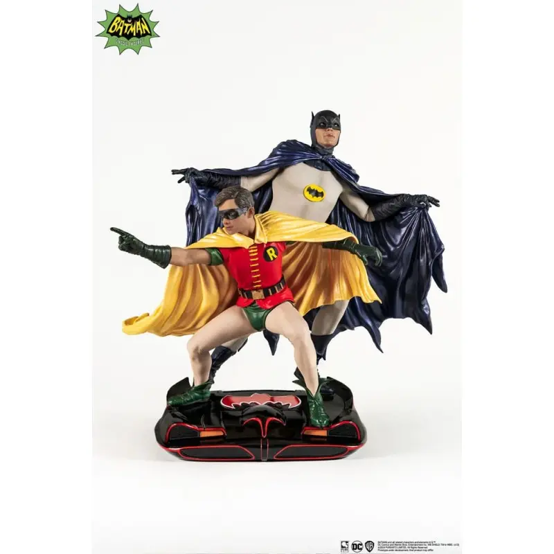 DC Comics statuette PVC 1/8 Diorama Batman & Robin 1966 23 cm | 0713929405237