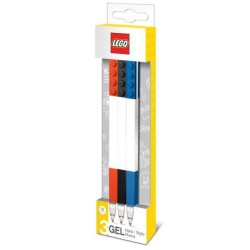 LEGO pack 3 stylos à bille à encre gel Bricks 