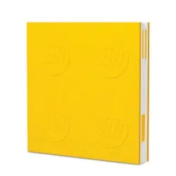 LEGO cahier avec stylo Jaune | 4895028524418