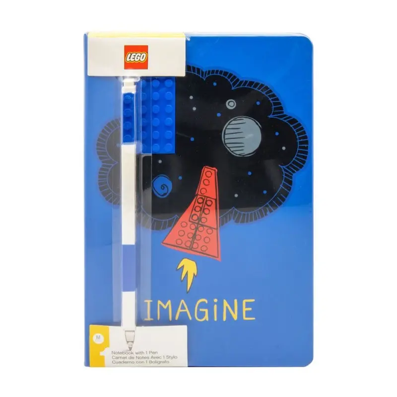 LEGO cahier avec stylo Imagine | 4895028525231