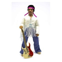 Jimi Hendrix figurine Woodstock Flocked 20 cm