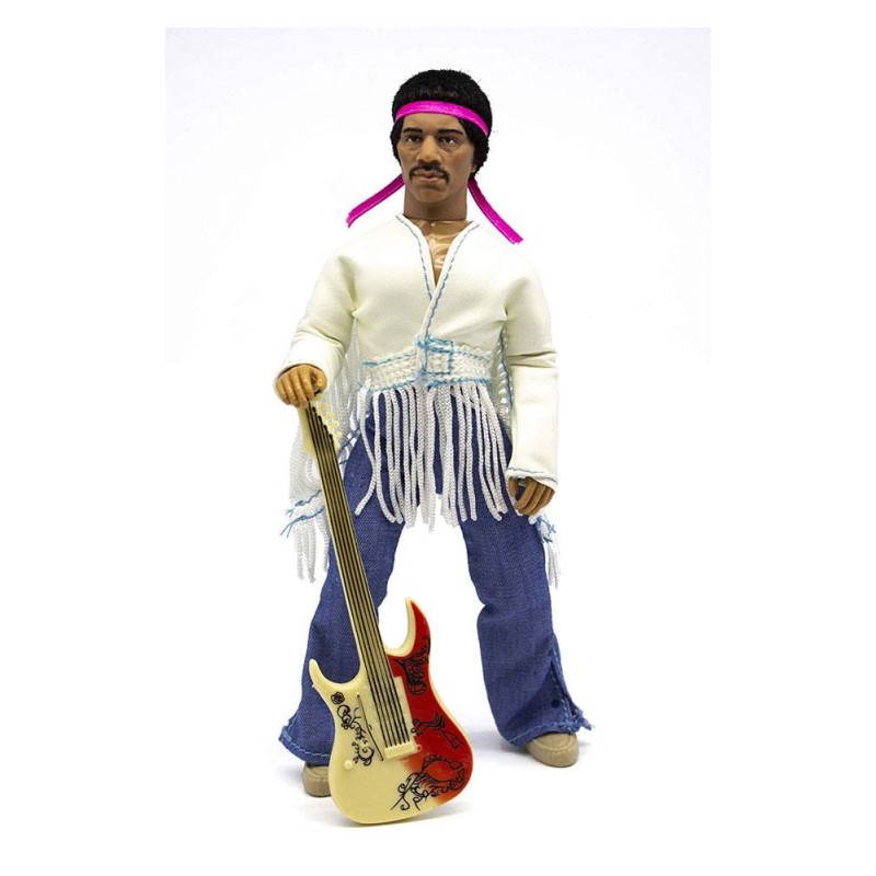 Jimi Hendrix figurine Woodstock Flocked 20 cm | 0850003511795