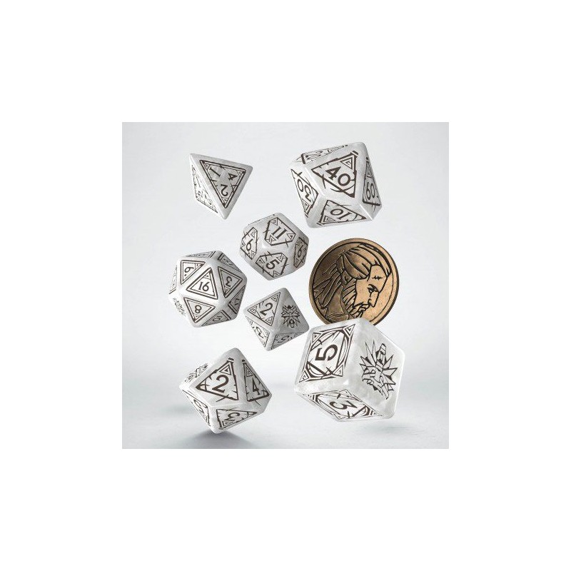 The Witcher pack dés Geralt The White Wolf (7)