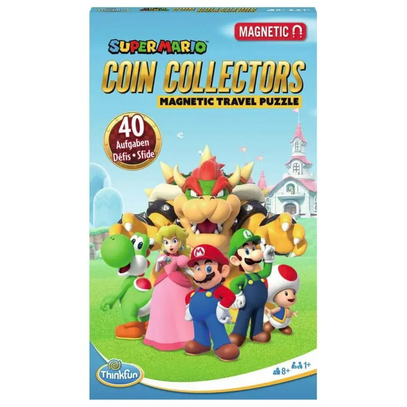 Mario Kart jeu de voyage magnétique Coin Collectors *Version DE-FR-IT* | 4005556765478