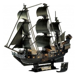 Pirates des Caraïbes : La Vengeance de Salazar puzzle 3D Black Pearl LED Edition