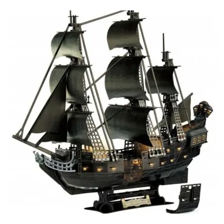 Pirates des Caraïbes : La Vengeance de Salazar puzzle 3D Black Pearl LED Edition | 4009803001555